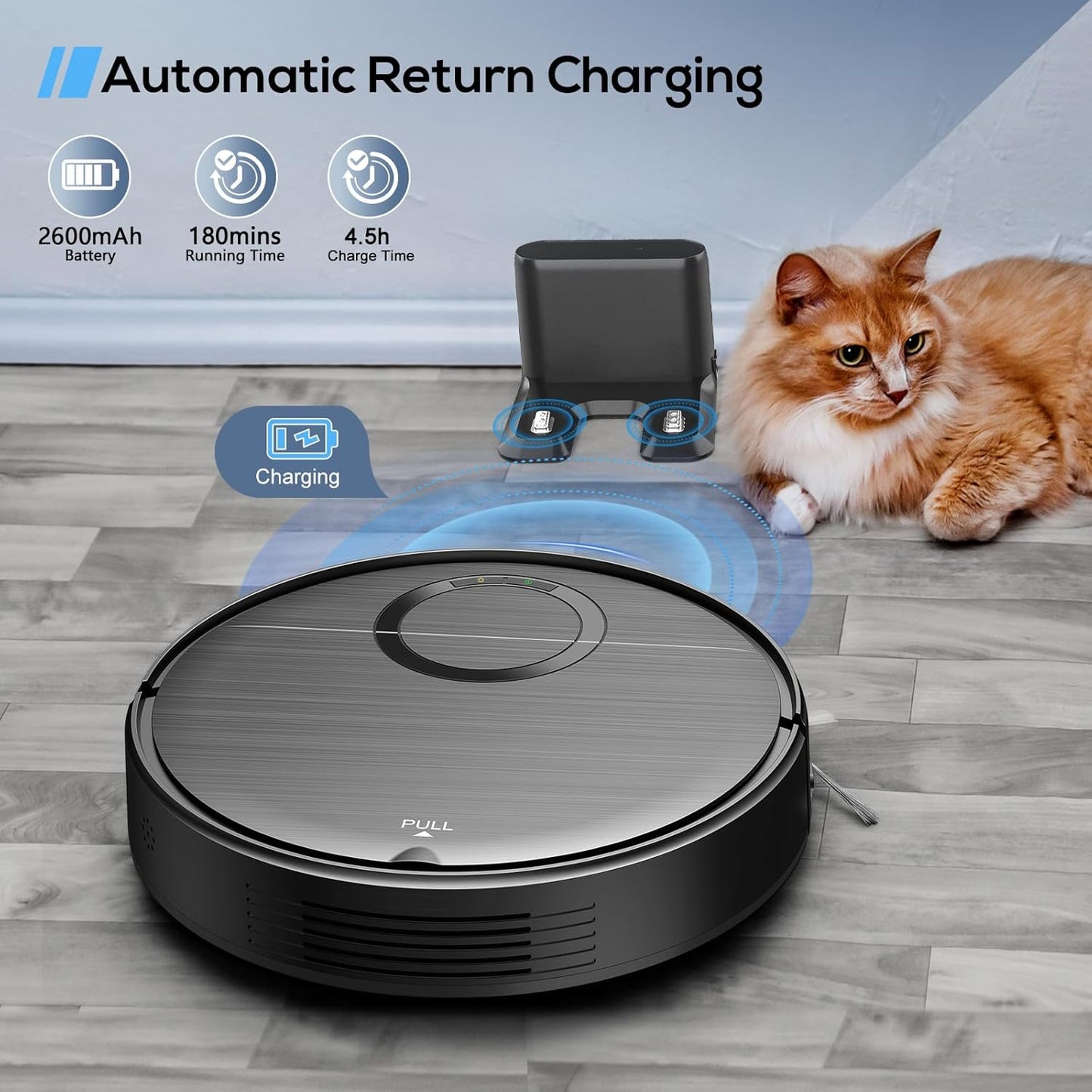 Robot Vacuum and Mop Combo, 2 in 1